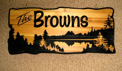 signs Welcome Cabin,  Hard Cedar engraved Outdoor Rustic  for Home, rustic  wooden to Signs and Camp