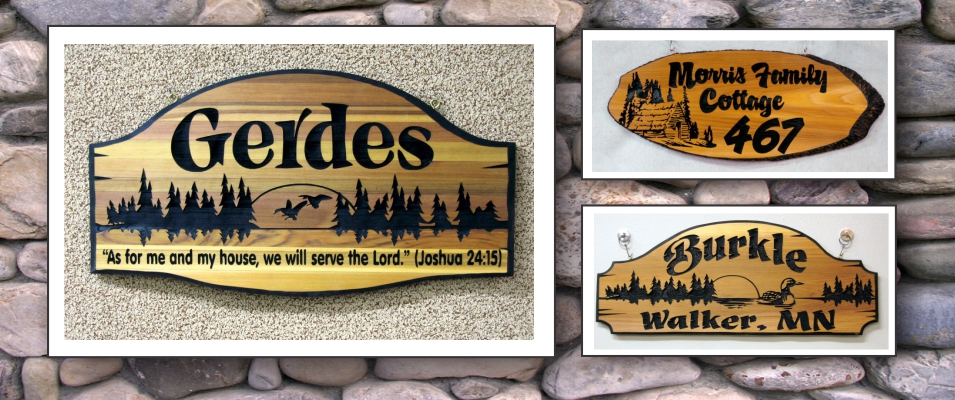 LARGE CUSTOM PERSONALIZED LODGE CABIN WOOD SIGN 